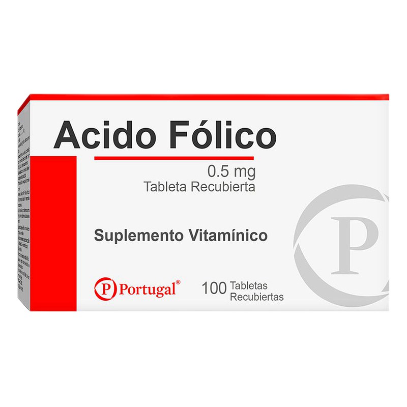 ACIDO FOLICO 0.5mg TABLETA