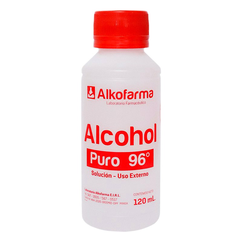 ALCOHOL PURO 96° FCO x120ml