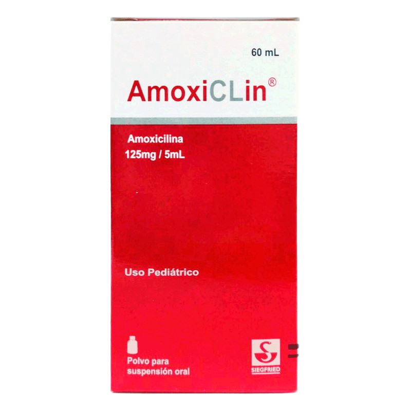 AMOXICLIN 125mg/5ml JARABE x 60ml