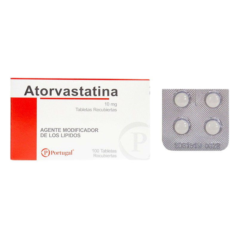 ATORVASTATINA 10mg TABLETA