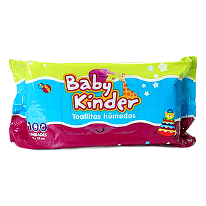 BABY KINDER TOALLA HUMEDA x100