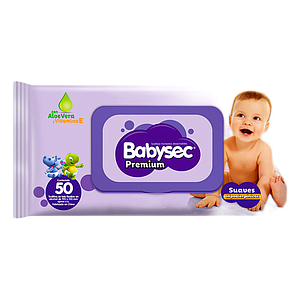 BABYSEC TOALLAS HUMEDAS (Bolsa 50 Und.)