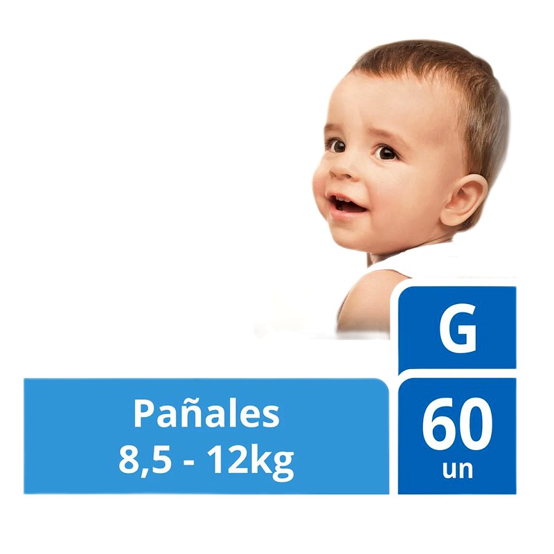 BABYSEC ULTRA SEC G/60 PAÑALES