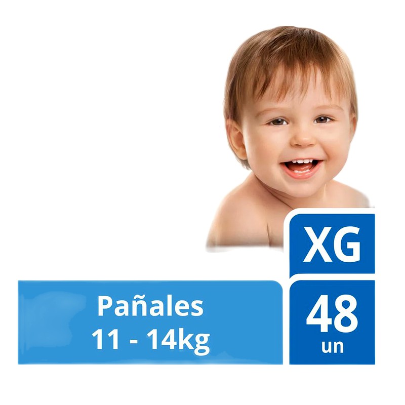 BABYSEC ULTRA SEC XG/48 PAÑALES