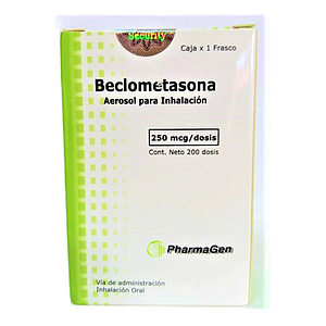 BECLOMETASONA 250mcg/200Dosis Caja x1