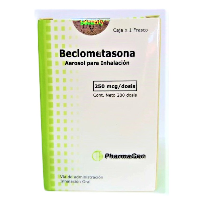 BECLOMETASONA 250mcg/200Dosis Caja x1