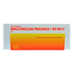 BENCILPENICILINA PROCAINICA 1 000 000 UI (Polvo)