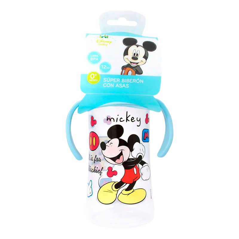 SUPER BIBERON CON ASAS TUINIES MICKEY MOUSE - Frasco 12 OZ