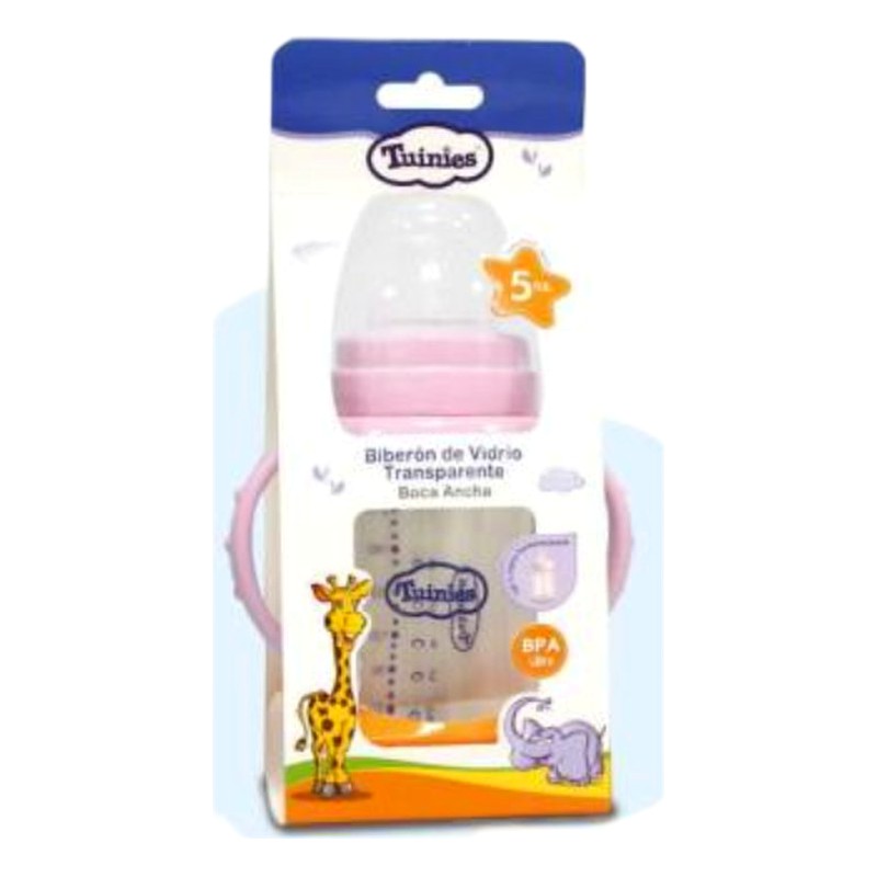 BIBERON 22583 TUINIES 5 ONZ VIDRIO BOCA ANCHA