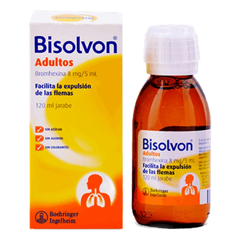 BISOLVON ADULTOS 8mg/5ml JARABE x120ml
