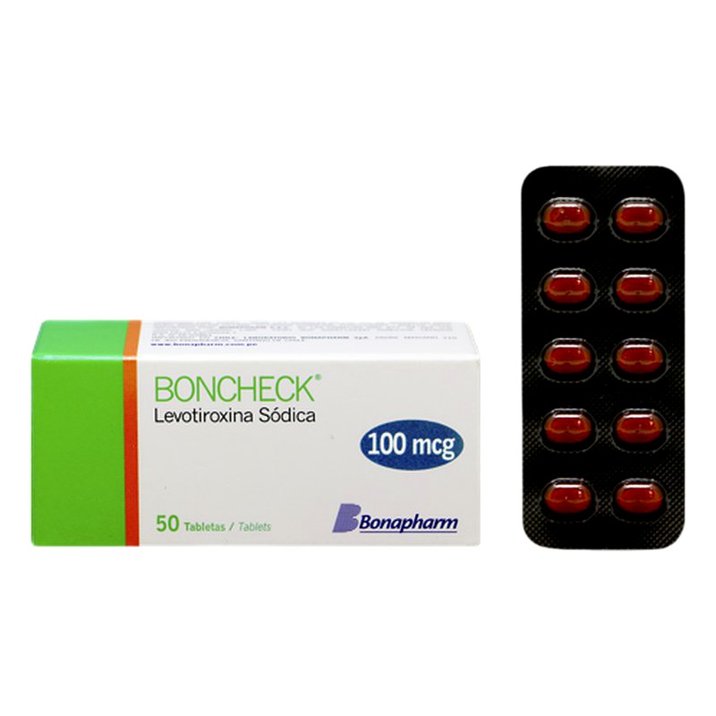 BONCHECK 100mg TABLETA (LEVOTIROXINA)