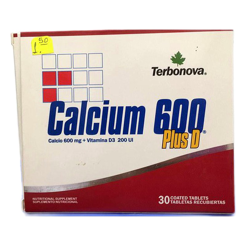 CALCIUM 600+D TABLETA CAJA X 30