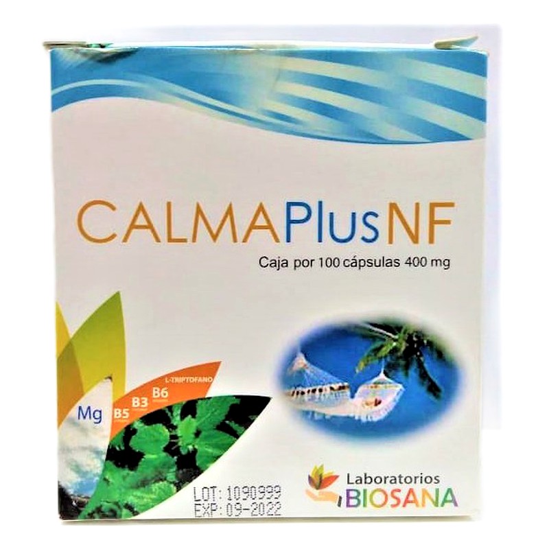 CALMA PLUS NF 400mg CÁPSULA