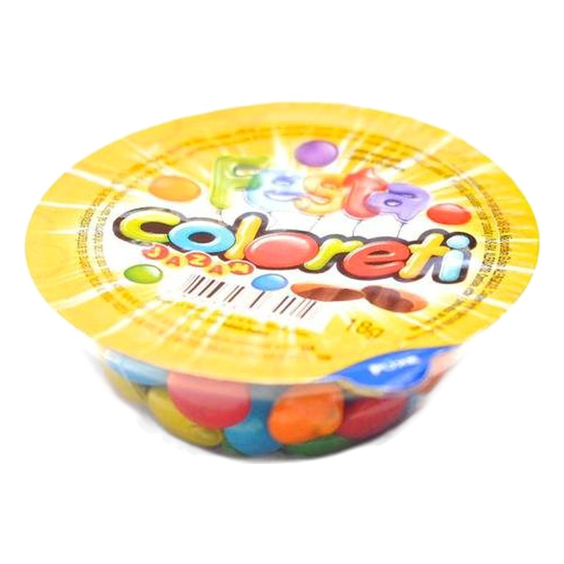 CHOCOLATE COLORETI GRAGEAS CAJA X 18