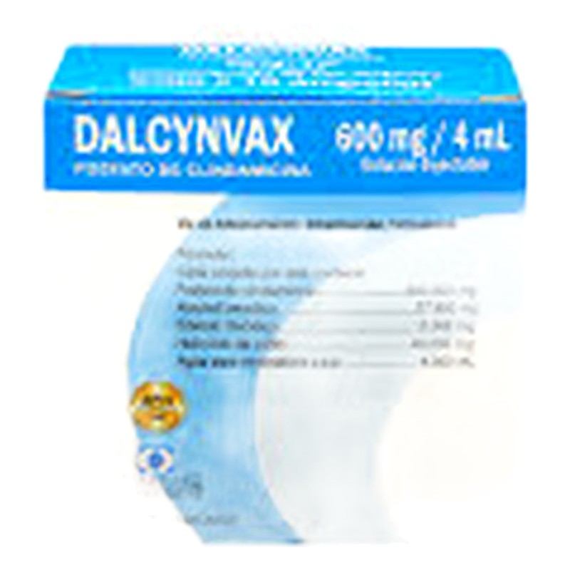 DALCYNVAX 600MG/4ML AMPOLLA CAJA X 10