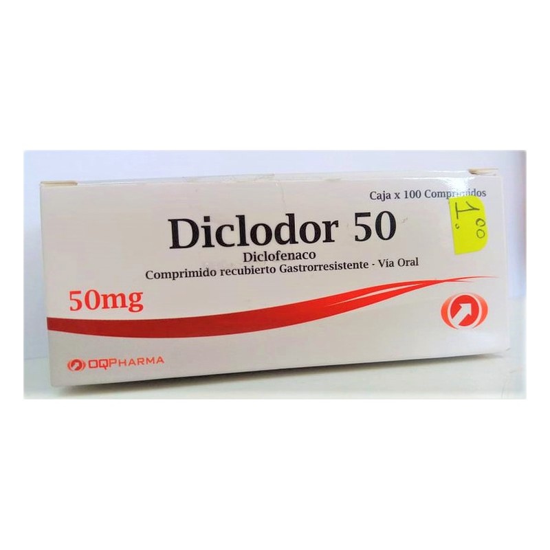 DICLODOR 50 COMPRIMIDO