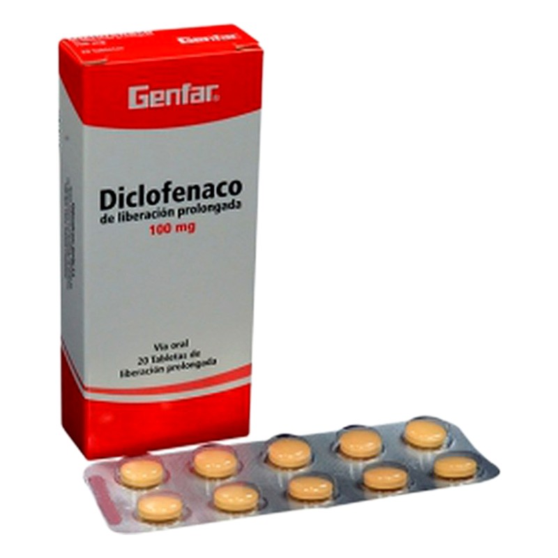DICLOFENACO 100mg TABLETA