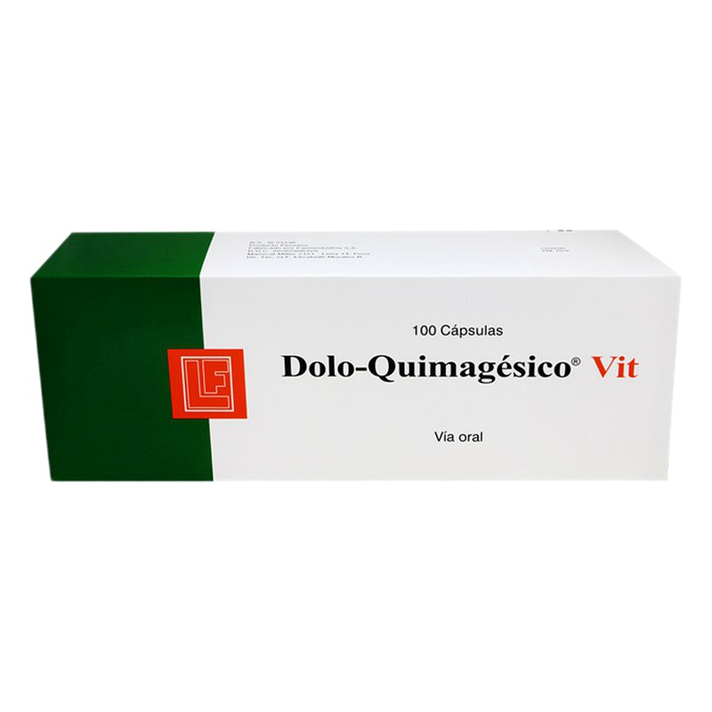 DOLO QUIMAGESICO VIT CAPSULA CAJA X 100