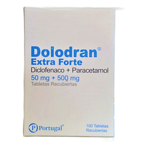 DOLODRAN EXTRA FORTE 50mg - 500mg TABLETA