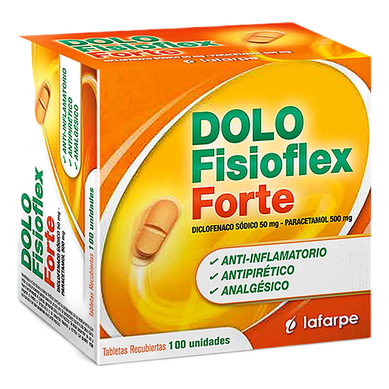 DOLO FISIOFLEX FORTE 50mg+500mg TABLETA