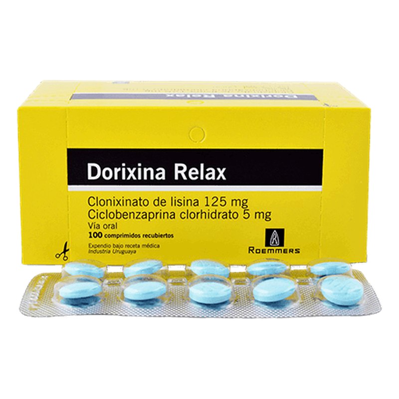 DORIXINA RELAX 125mg/5mg COMPRIMIDO