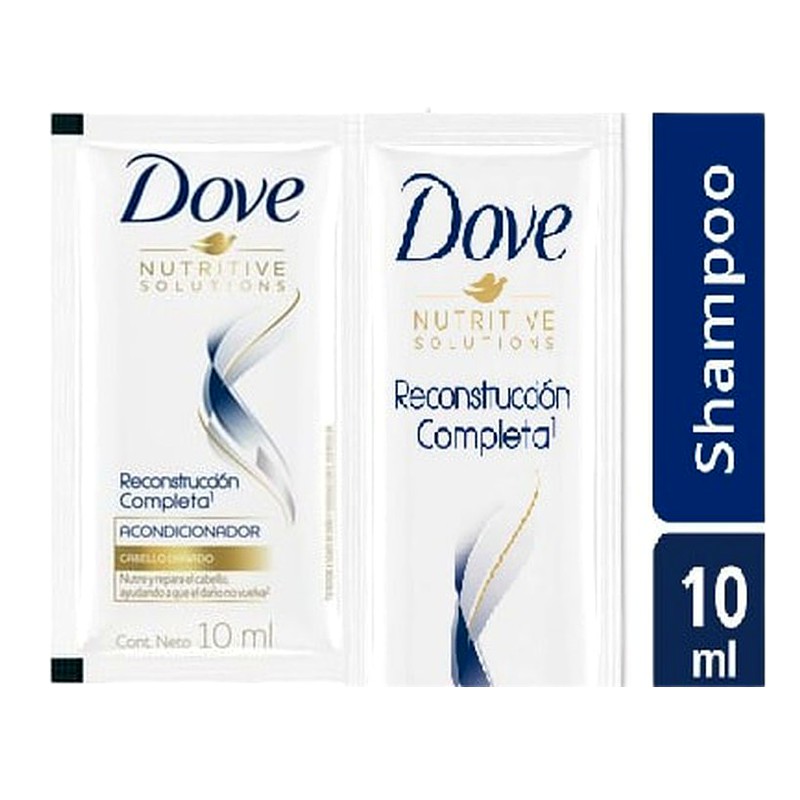 DOVE SHAMPOO + ACONDICIONADOR - Sachet x10ml
