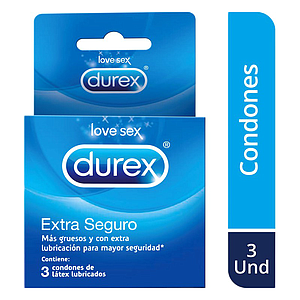 DUREX EXTRA SEGURO Cja x3