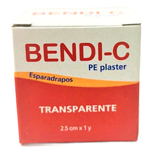 BENDI-C Esparadrapo Transparente - 2.5 cm x 1Y