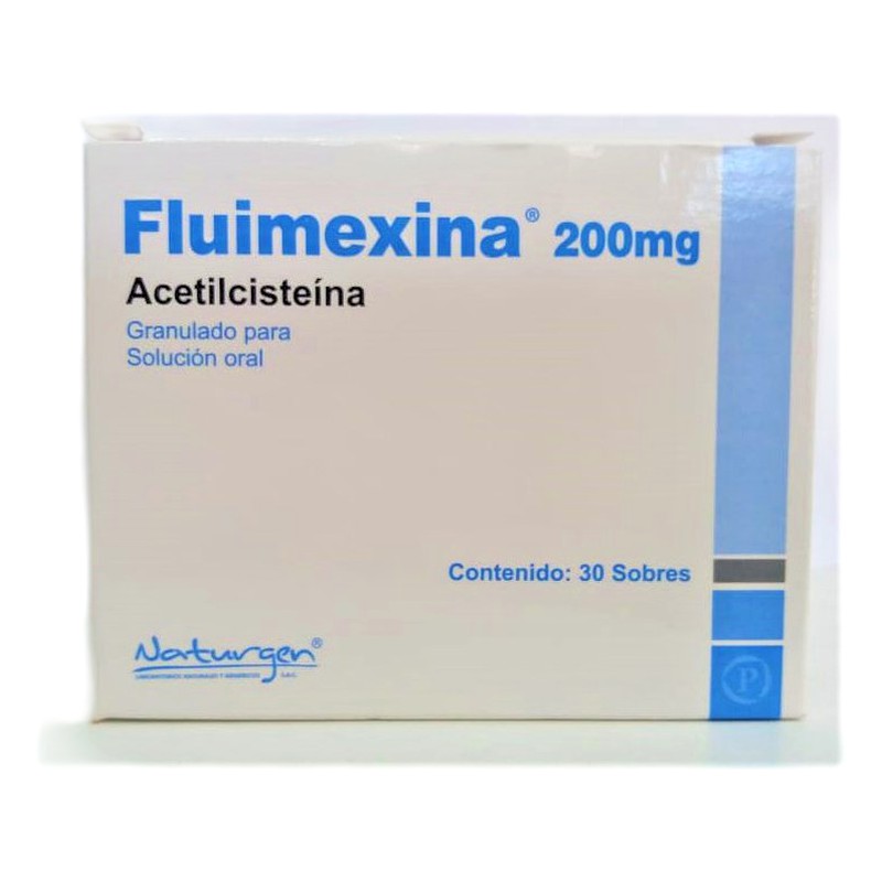 FLUIMEXINA 200mg SOBRE