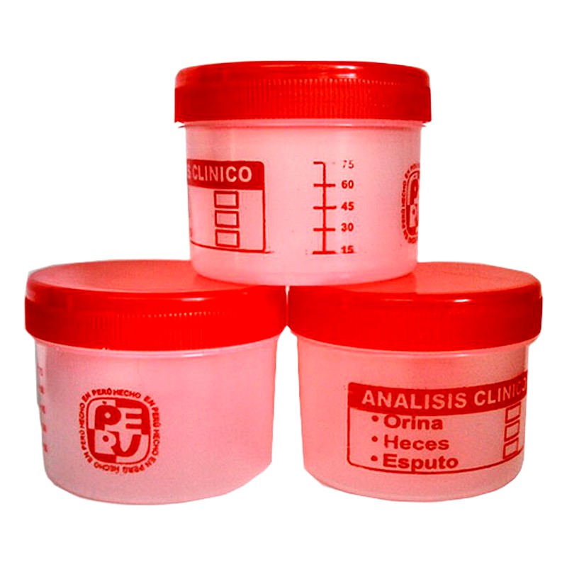 FRASCO DE ANALISIS TAPA BLANCO O ROJO