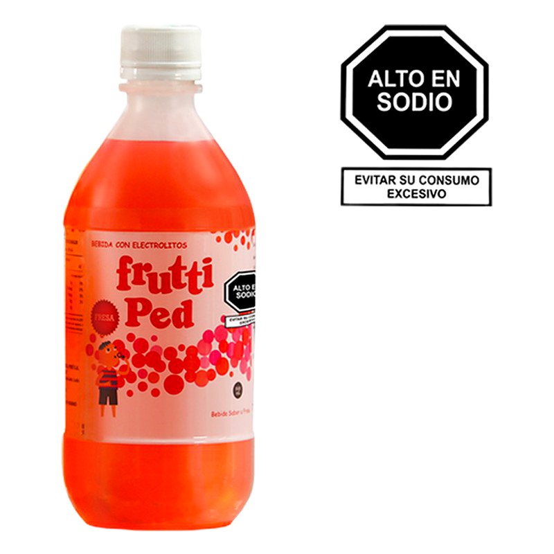 FRUTTI PED Solución Oral Sabor Fresa - Frasco 500ml