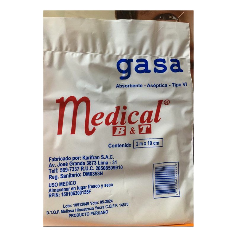 GASA 2 X 10 CM