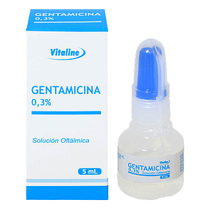 GENTAMICINA 0,3 % oftálmica - Frasco x5ml