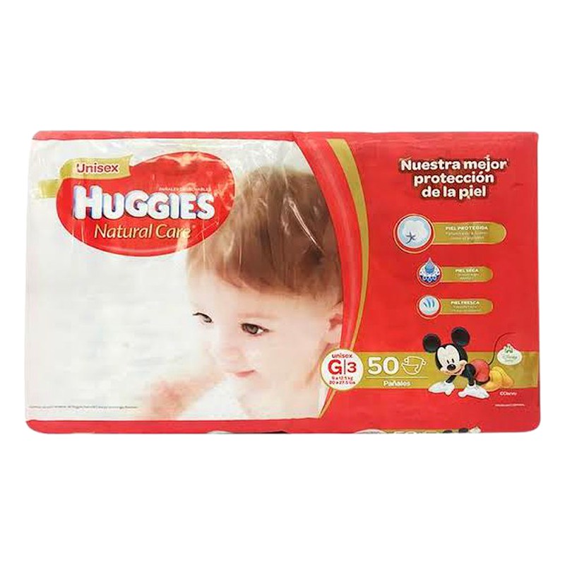 HUGGIES NATURAL CARE G/50