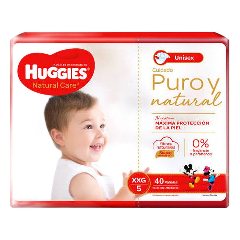 HUGGIES NATURAL CARE XXG/5