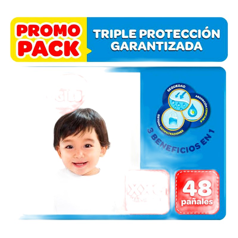 HUGGIES TRIPLE ACCION XXG/48