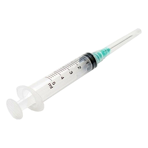 JERINGA DESCARTABLE 5ml/cc + Aguja 21G x 1½