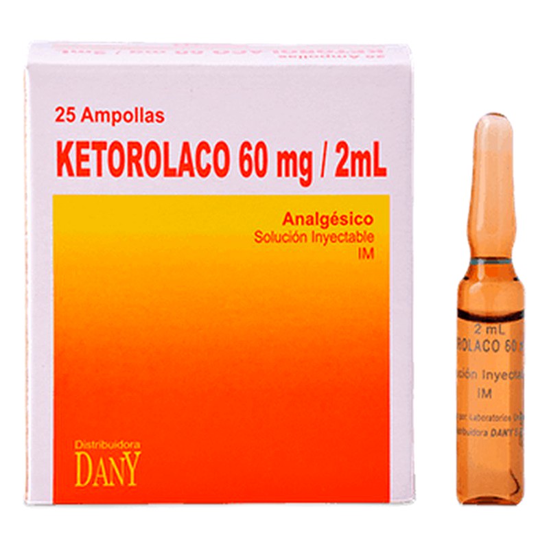 KETOROLACO 60mg/2ml AMPOLLA