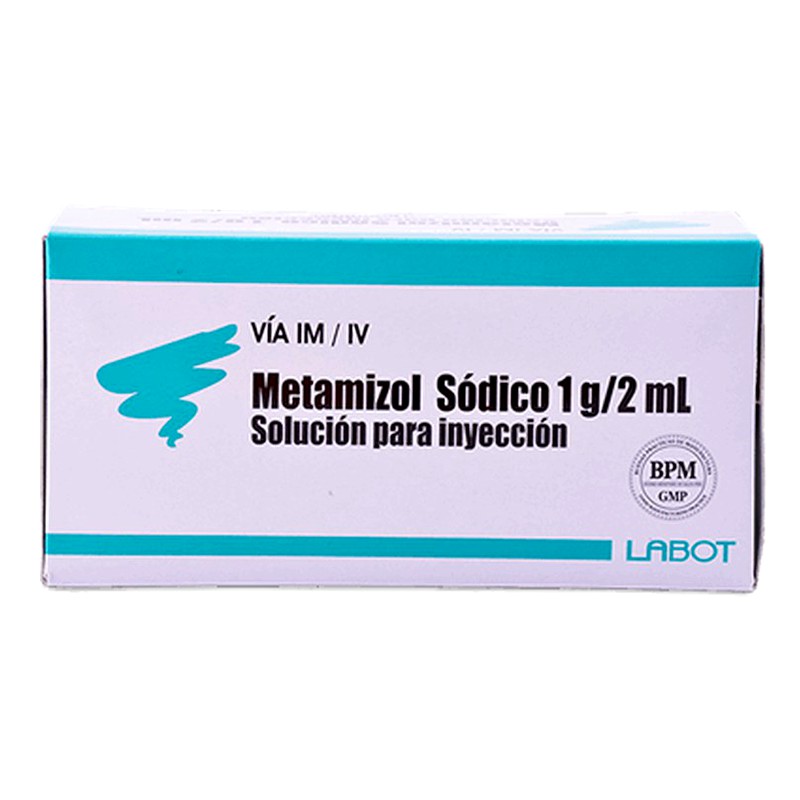 METAMIZOL 1g/2mL Solución Inyectable