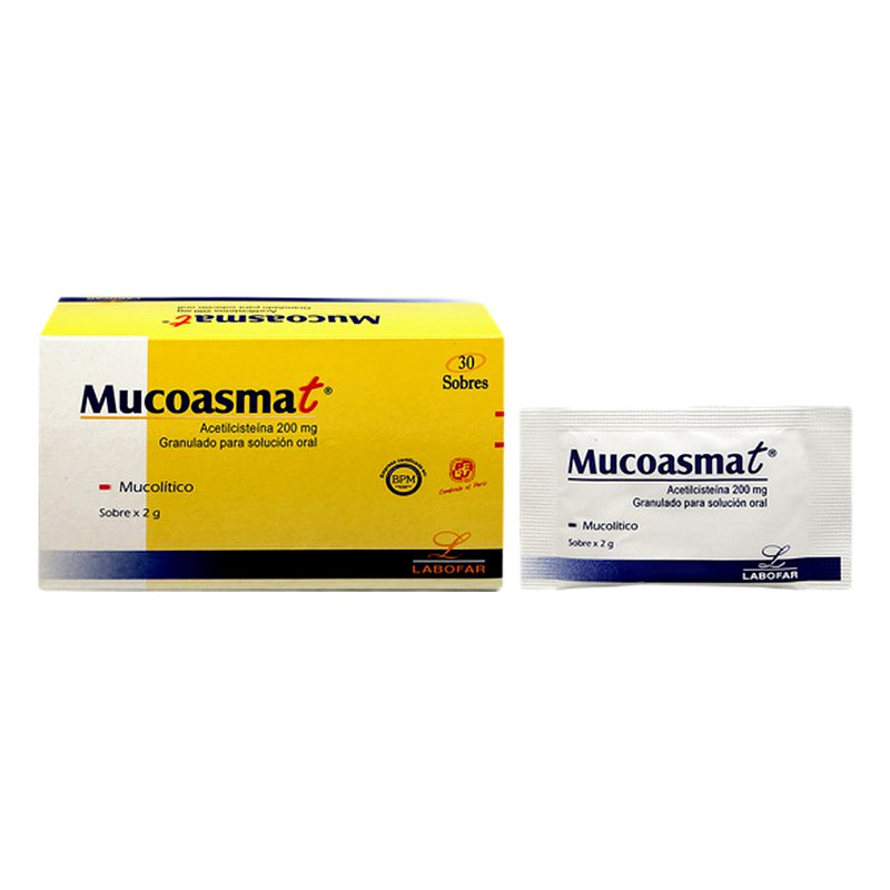 MUCOASMAT 200mg  SOBRES