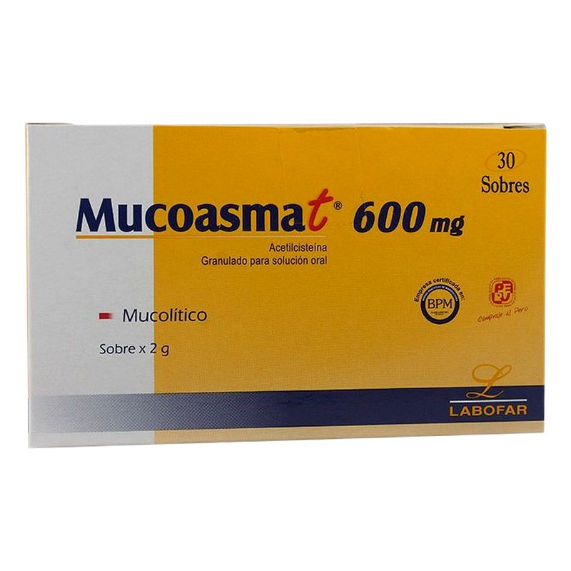 MUCOASMAT 600mg SOBRES