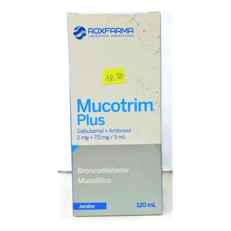 MUCOTRIM PLUS 2mg + 7.5mg/5ml JARABE x120ml