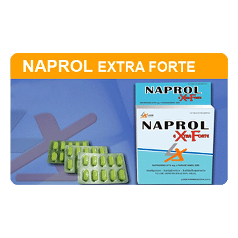 NAPROL EXTRA FORTE TABLETA CAJA X 100