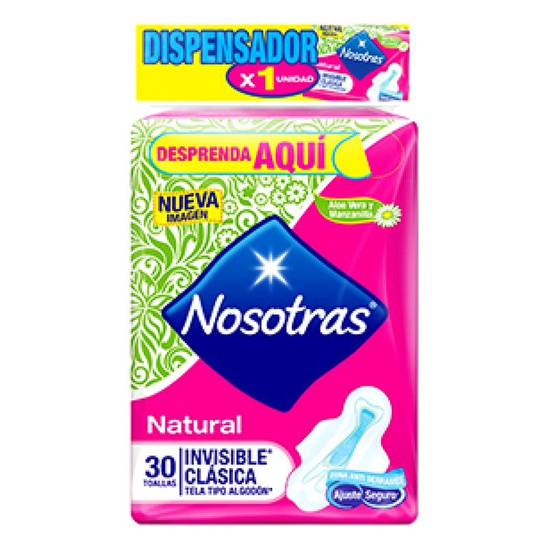 NOSOTRAS NATURAL DISPENSADOR x 42 U