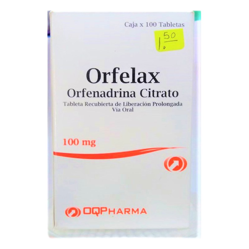 ORFELAX 100mg TABLETA
