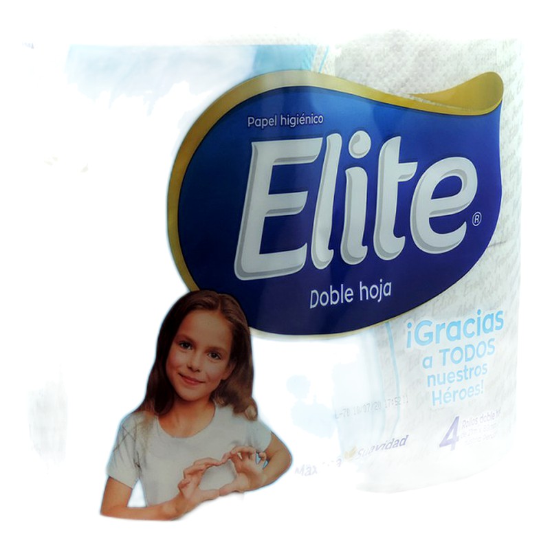 PAPEL ELITE CELESTE Pqt. x4 Und.