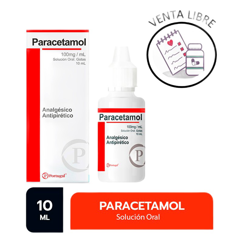 PARACETAMOL 100mg/ml Solución Oral Gotas x10mL