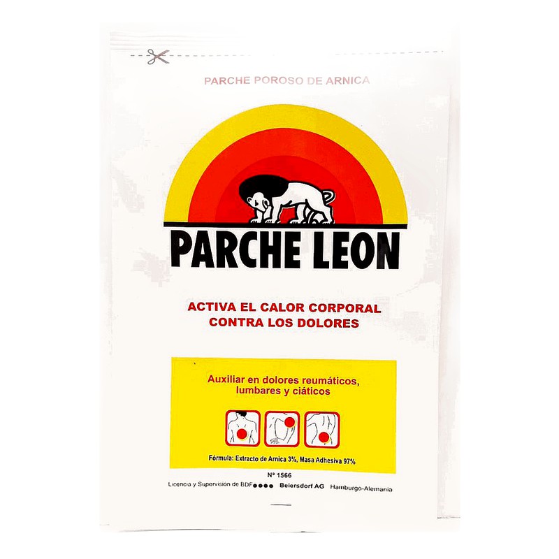 PARCHE LEON ARNICA HANSAPLAST - Pequeño