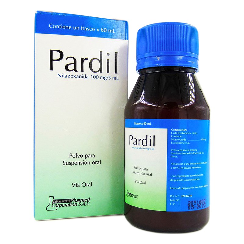 PARDIL (NITAZOXANIDA) JARABE
