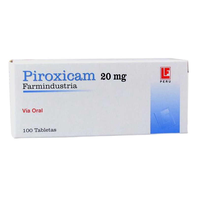 PIROXICAM 20mg TABLETA